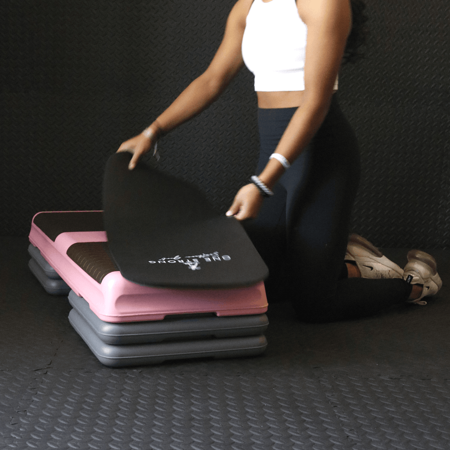 Aerobic Step Mats/Soft, Custom-Sized Mats that Fit Perfectly on Top of ...